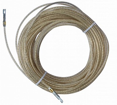 Трос сталевий з наконечниками для пломб D=6 мм в оболонці ПВХ 36 п.м. D=6 мм 36 пог. м