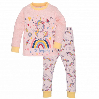 Пижама для девочек Татошка р.122 розовый с рисунком 0105271едж 