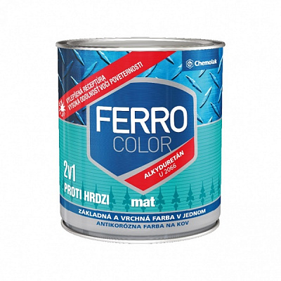 Грунт-эмаль Chemolak FERRO COLOR белый мат 2,5л