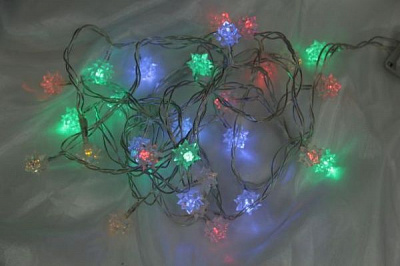 Декоративна гірлянда Джаз Лайт LD030M-FL вбудований світлодіод (LED) 30 ламп 3 м