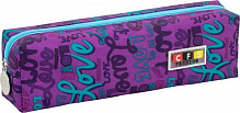 Пенал 20х6х4 см CF86687-02 Cool For School фиолетовый с рисунком