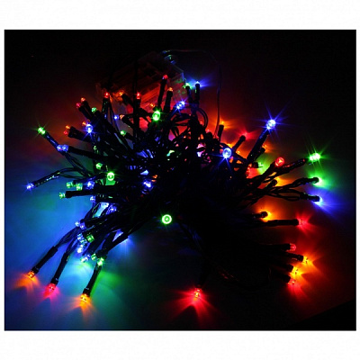 Электрогирлянда линейная SHLigts Нить (LD080-GM-BO) встроенный светодиод (LED) 80 ламп 8 м 