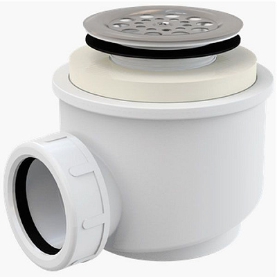 Сифон для поддона Alca Plast с нержавеющей решеткой