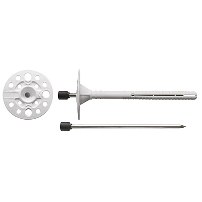 Дюбель фасадный для теплоизоляциидля минеральной ваты с термомостом 10x120 мм 50 шт. Expert Fix