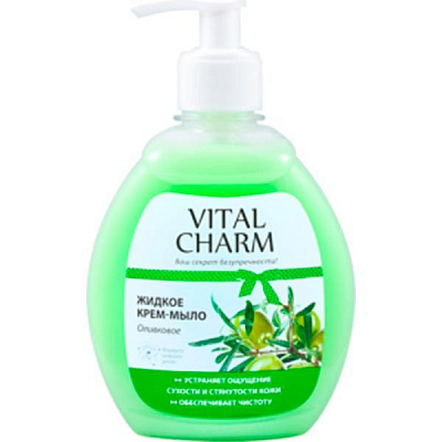 Крем-мыло Vital Charm Оливковое 300 мл