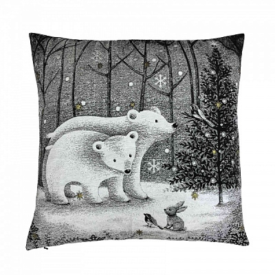 Подушка декоративна Black Night Ведмеді 45x45 см Прованс