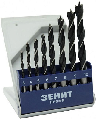 Сверло Зенит 3 - 10 мм 8 шт. 31108310
