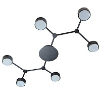 Люстра Светкомплект Atom 6xGX53 черный 