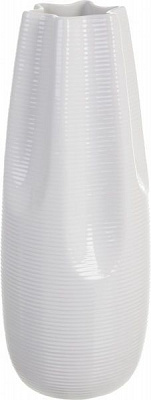 Ваза керамическая Iceberg 16.5х40 см серая