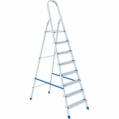 Драбина-стрем’янка 8 сходинок алюмінієва 97718