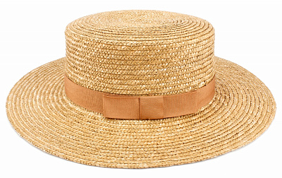 Капелюх-канотьє Luna Кароліна one size коричневий