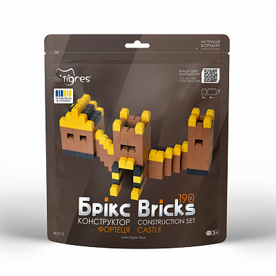 Конструктор із міні-цеглинок Tigres Брікс зоо
