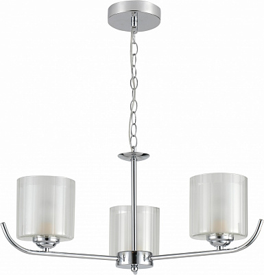 Люстра підвісна Sensio Serpens 3x40 Вт E27 білий/хром ALG-07491/3