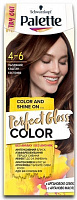 Фарба для волосся Palette Perfect Gloss Color з аргановою олією 4-6 льодяний каштан 70 мл