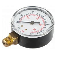 Манометр вертикальный Cewal 91463311, Д 63 1/4 "6 бар