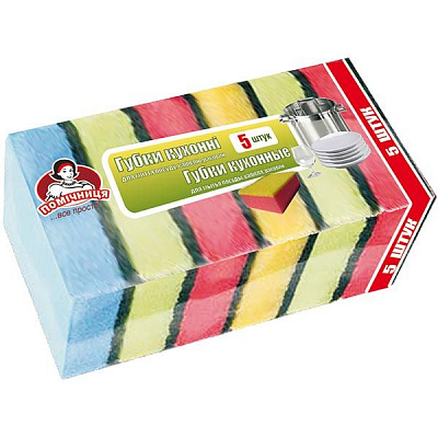 Губка Помічниця для кухни 5 шт.