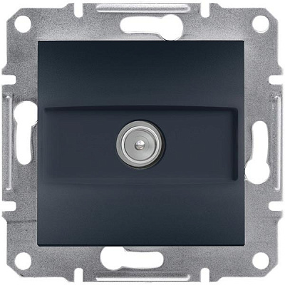 Розетка TV оконечная Schneider Electric Asfora антрацит EPH3200171