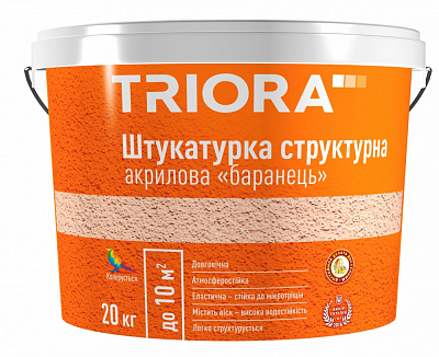 Структурна штукатурка баранець Triora акрилова 20 кг