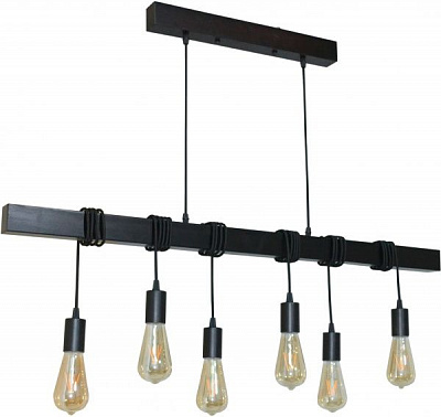 Підвіс Геотон НСБ 02-6х0-970 6x60 Вт E27 венге Крона