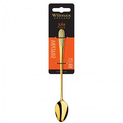 Ложка коктейльная Julia Vysotskaya Gold 19,5 см 1 шт./уп. WL-999240/1B Wilmax