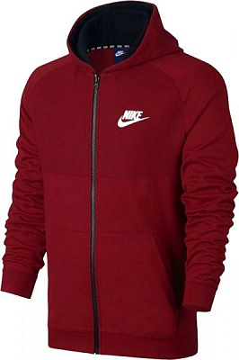 Джемпер Nike M NSW HOODIE FZ AV15 KNIT 883025-608 р. XL червоний