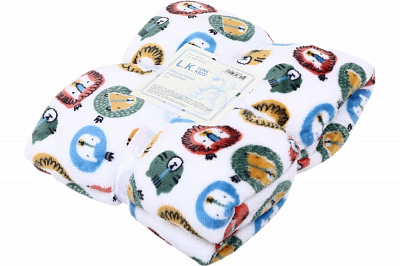 Плед Bambinelli плюшевый Лев 130х170 см желтый