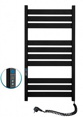 Рушникосушарка електрична NAVIN Largo 500х1000 Digital права (чорний муар) (12-244052-5010)