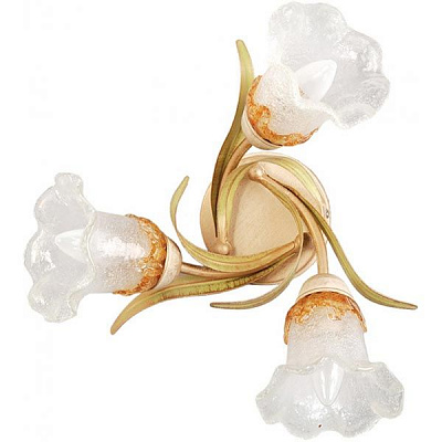 Люстра потолочная Геотон НПБ 01-3х60-198 Рома-137 3x60 Вт E14 кремовый 