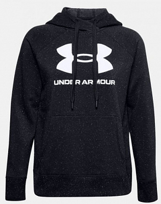 Джемпер Under Armour RIVAL FLEECE LOGO HOODIE 1356318-002 р. 2XL черный