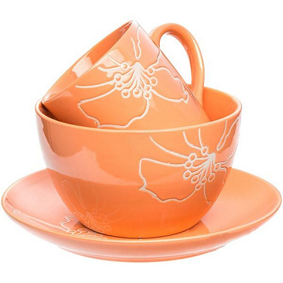 Набор столовый Flower Абрикос 3 предмета