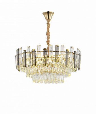 Люстра потолочная Sensio Estela 8xE14 золото/хром/черный PA-89010-600