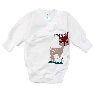 Боди Minikin р.56 молочный 181940156 