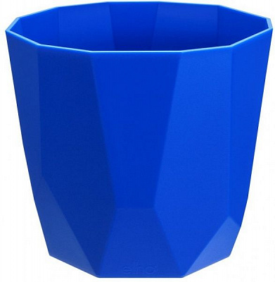 Кашпо пластиковое Elho B. for rock круглый 2,3л (303006) синий 