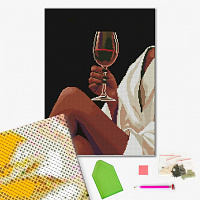 Алмазна мозаїка Елегантність 40x50 см 40x50 см Brushme