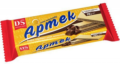 Вафли АРТЕК со вкусом шоколада 70 г 