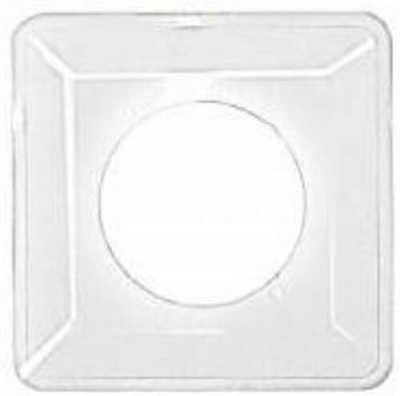Рамка одноместная Техноэлектропласт защитная под выключатель/розетку универсальная прозрачный