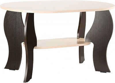 Стол журнальный Соната венге/дуб молочный 900x600x520мм 