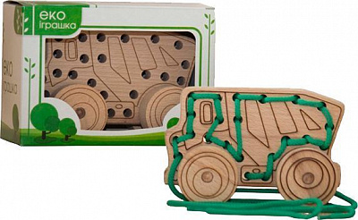 Шнуровка деревянная ArinWOOD Самосвал