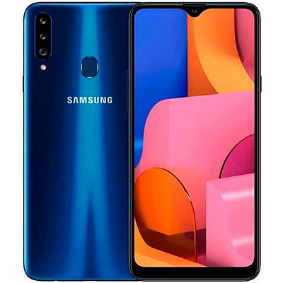 Смартфон  Samsung Galaxy A20s 2019 A207F 3/32GB Blue (SM-A207FZBD)