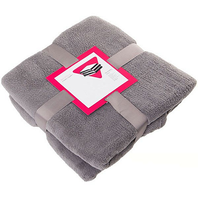 Плед микрофибра Underprice темно-серый 160x200 см