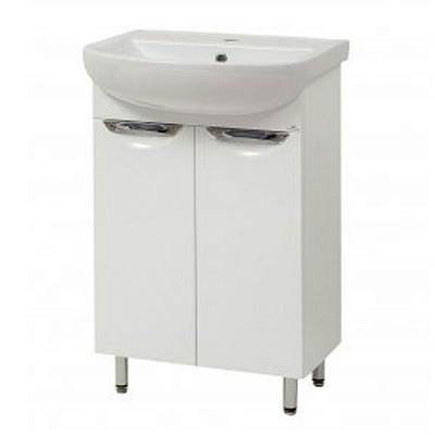 Тумба с умывальником Сансервис Laura 55 белая