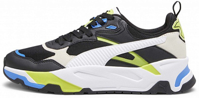 Кросівки Puma TRINITY PUMA BLACK-PUMA WHITE-LIME SMASH 38928912 р.42 різнокольоровий