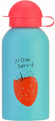 Бутылка детская COOLFORSCHOOL Strawberry 500 мл голубая (CF61303)