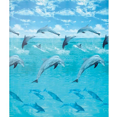 Шторка для душу Duschy Ocean 180x180 см