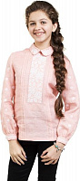 Блуза для девочки 258-16/00 р.128-134 розовый 