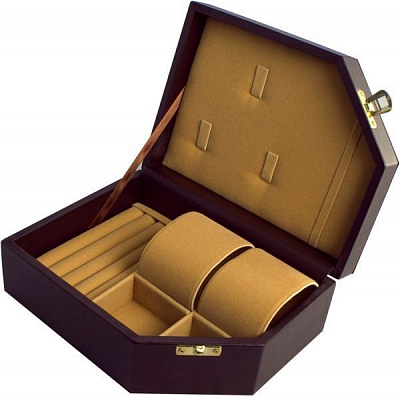 Шкатулка для украшений Аполлон 205x154x80 коричневый