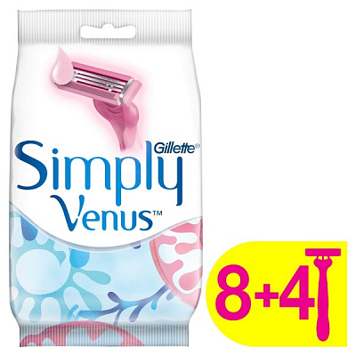 Станки одноразовые Gillette Venus Simply 3 12 шт.