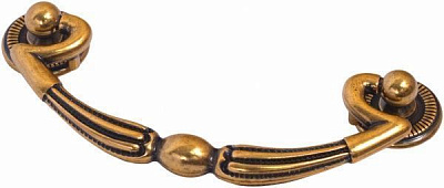 Мебельная ручка 96 мм золотой 31369