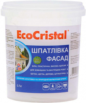 Шпаклевка EcoCristal на природной мраморной крошке 0,7 кг 1