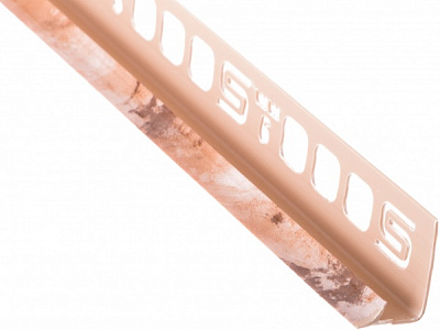 Кутник для плитки Salag ПВХ 10 мм 2,5 м бежевий